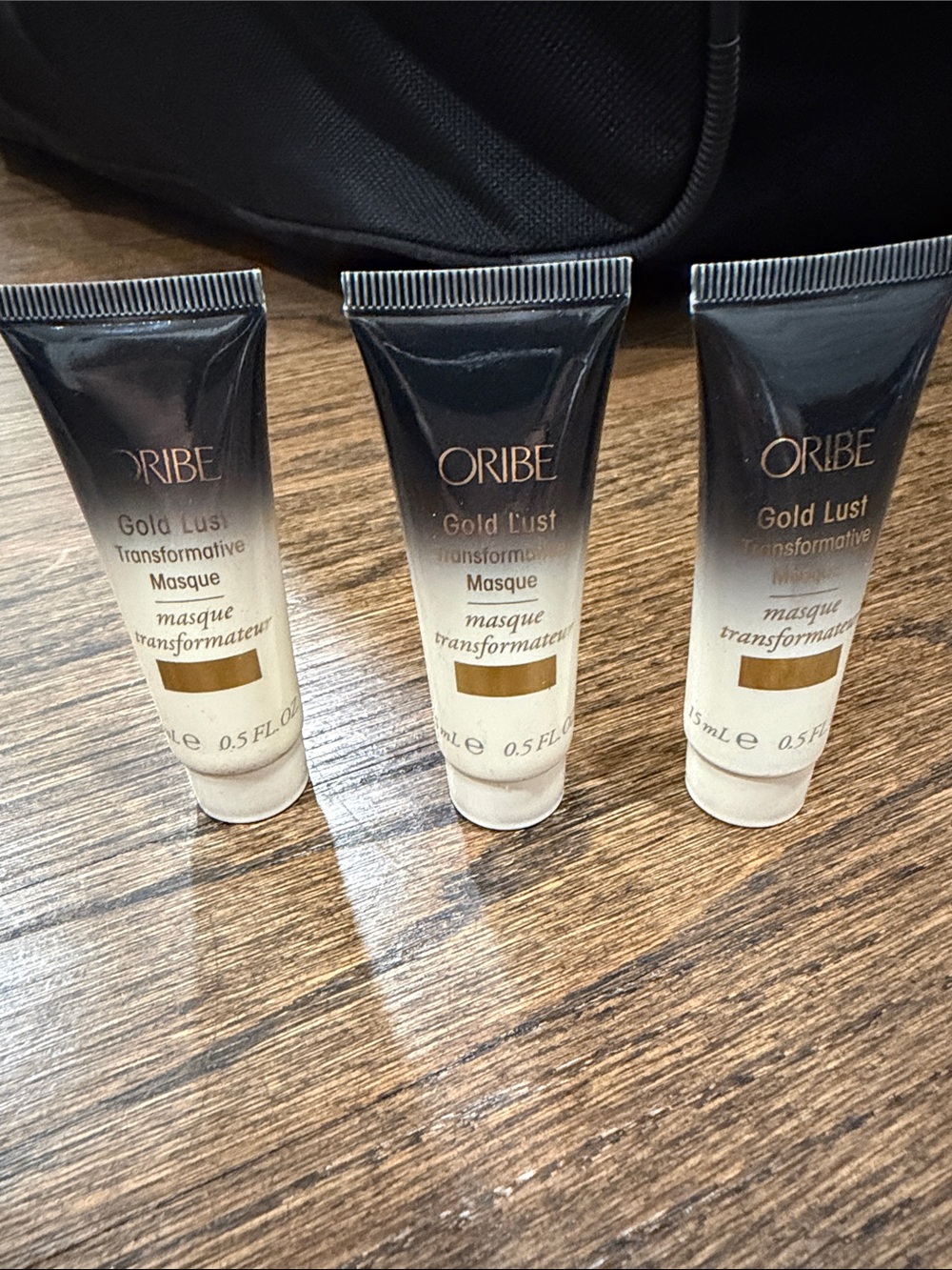 3 Oribe Gold Lust Transformative Masque Travel Tubes